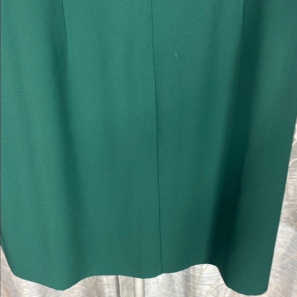 Vintage Hobbs London Forest Green Ruffle Sleeve Dress 12 - Picture 10 of 10